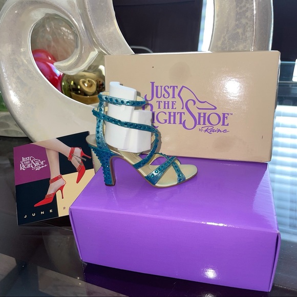 Just The Right Shoe By Raine Passion Teal - Picture 2 of 11